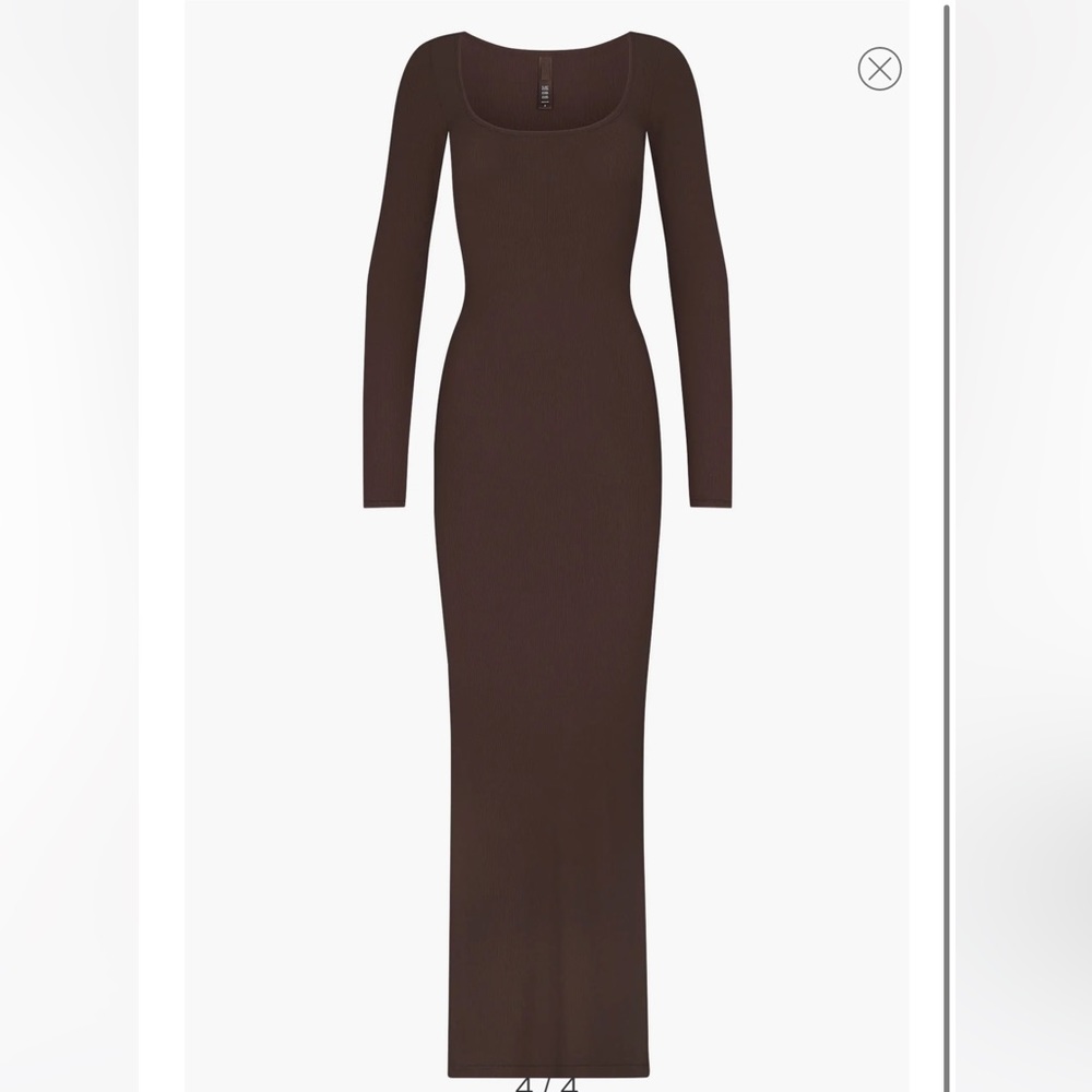 SKIMS Soft Lounge Long Sleeve Dress Size Small